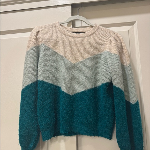 Veramode at Nordstrom multi green sweater - Picture 1 of 2